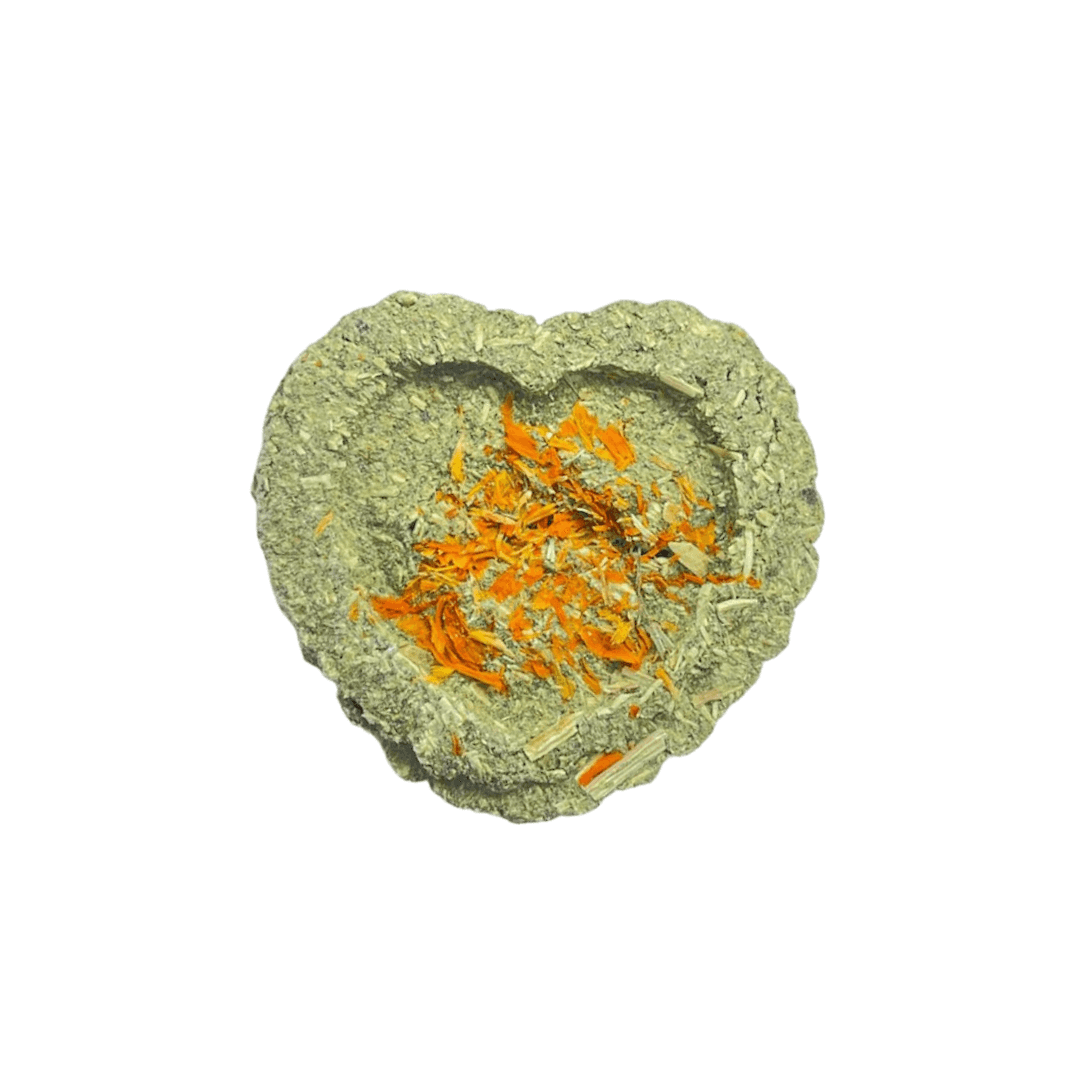 Galleta de heno y flores