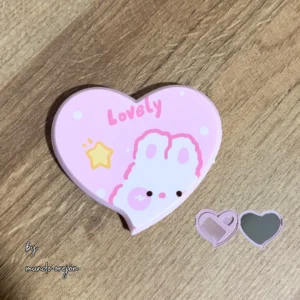 Espejo de conejito / corazón