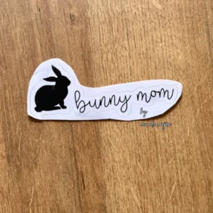 Sticker bunny mom