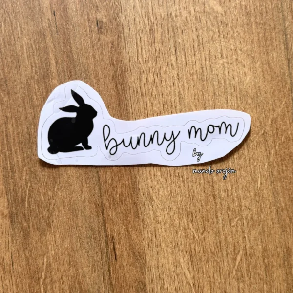 Sticker bunny mom