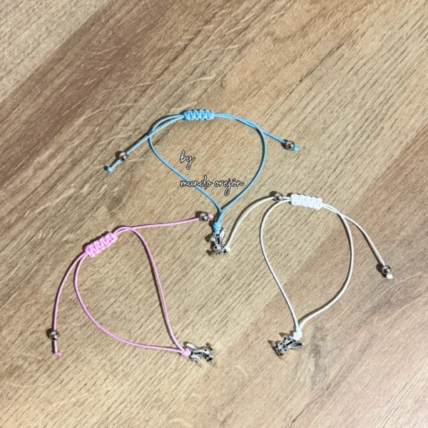 Pulsera de hilo conejito