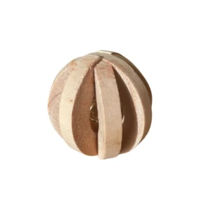 Pelota madera cascabel